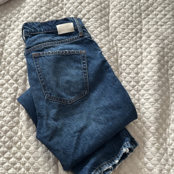 Maje Blue High Rise Distressed Jeans - Picture 6 of 6